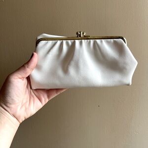 Vintage Genuine Leather Clutch
